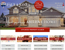 Tablet Screenshot of abilenetxhomes.com